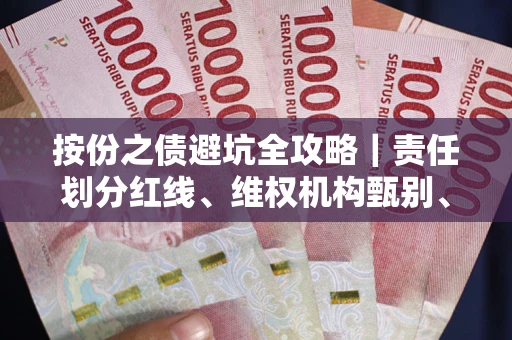 北京按份之债避坑全攻略｜责任划分红线、维权机构甄别、纠纷处理全流程拆解