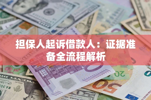 北京担保人起诉借款人：证据准备全流程解析