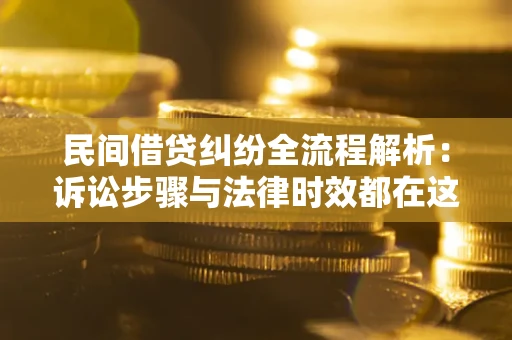 北京民间借贷纠纷全流程解析：诉讼步骤与法律时效都在这儿了